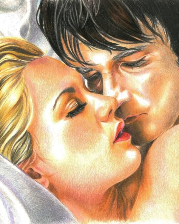 «Il bacio» — illustrazione di Elena Chiappini
