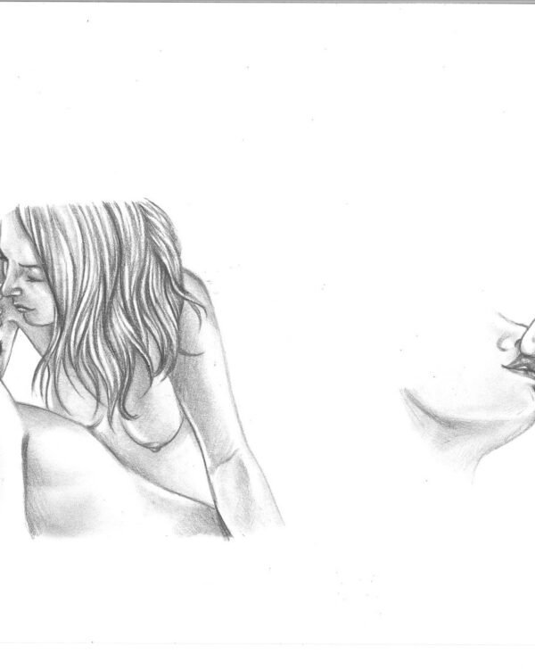 «Prima del bacio» — illustrazione di Elena Chiappini