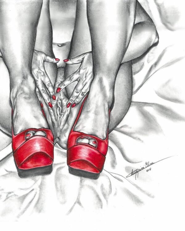 «Scarpe rosse» — illustrazione di Elena Chiappini