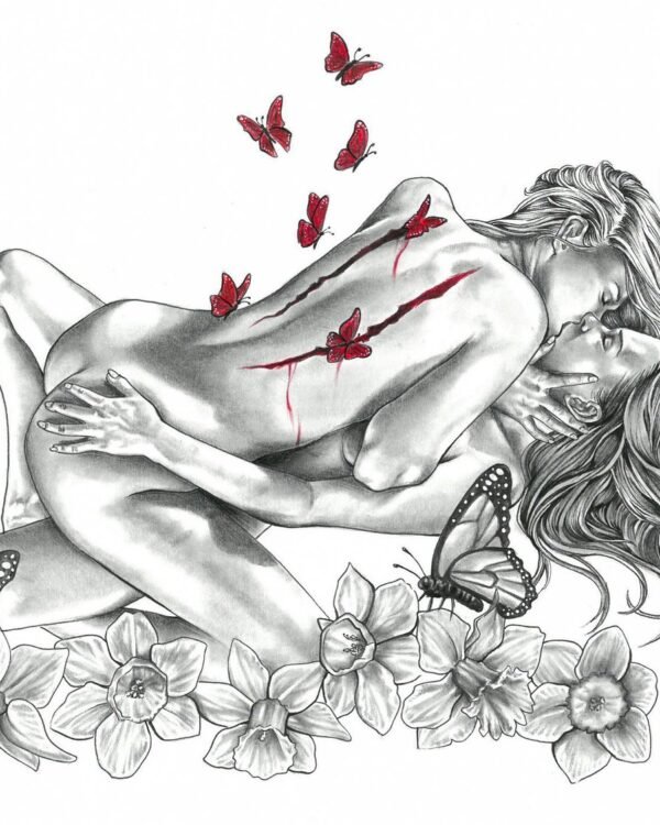 «Commission Kissing» — illustrazione di Elena Chiappini