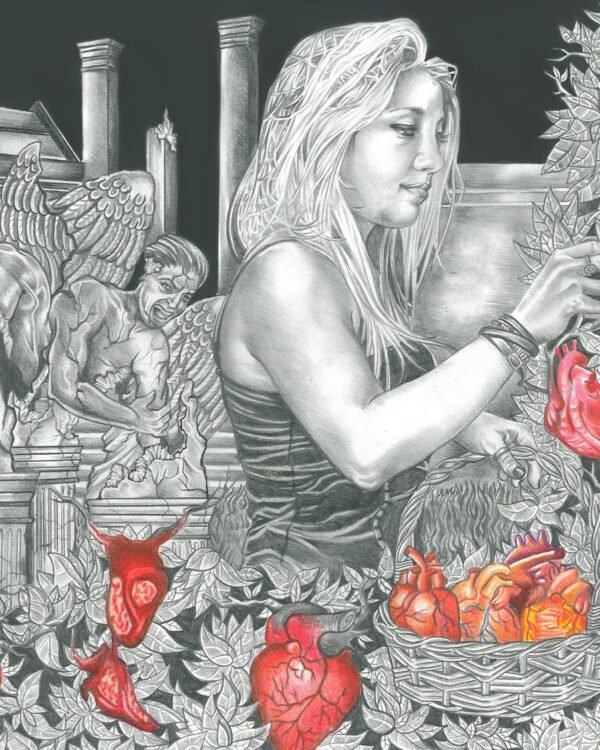 «Cuori colti» — illustrazione di Elena Chiappini