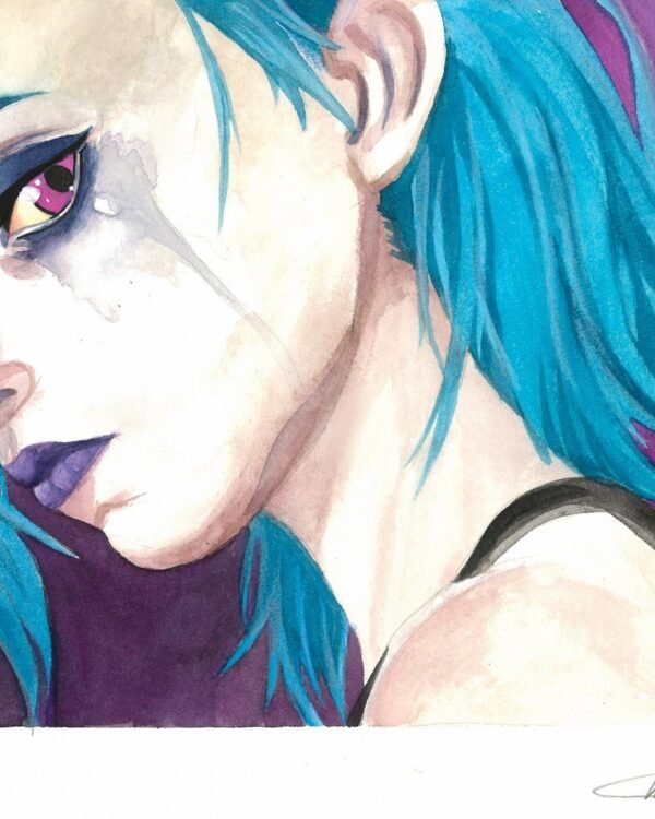 «Jinx — acquerello» — illustrazione di Elena Chiappini