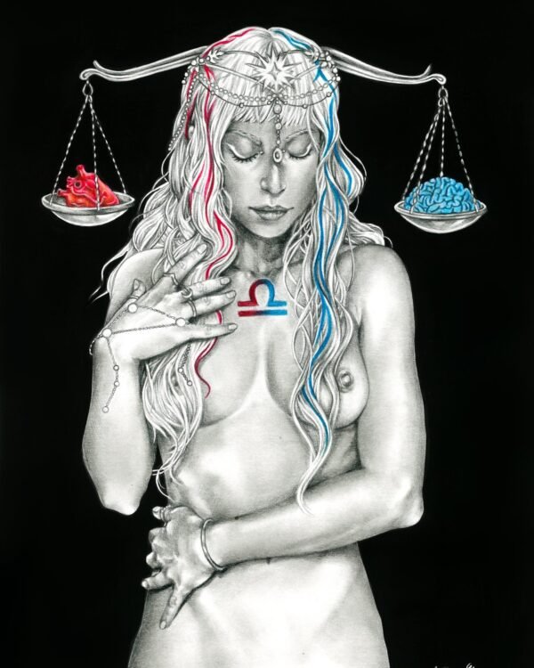 «Bilancia» — illustrazione di Elena Chiappini