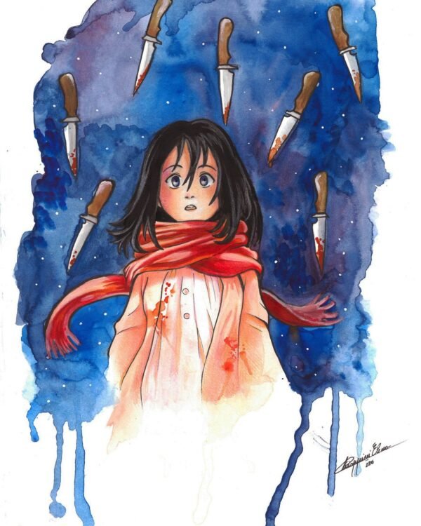 «Mikasa» — illustrazione di Elena Chiappini
