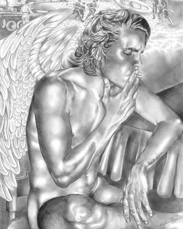 «NFT Angel 2» — illustrazione di Elena Chiappini