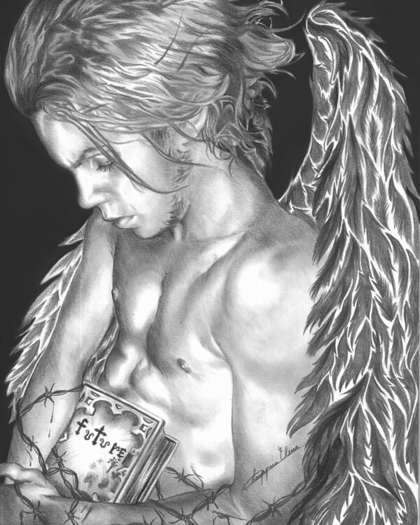 «NFT Angel 3» — illustrazione di Elena Chiappini