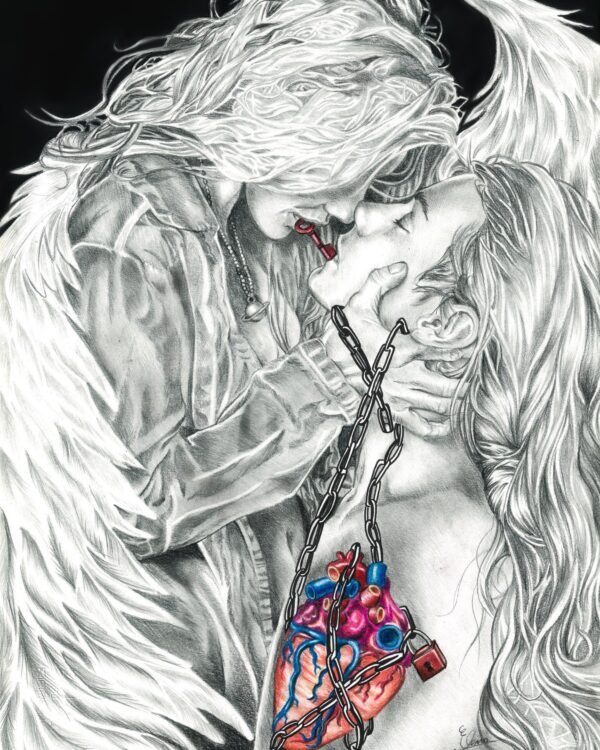«NFT Angel 9» — illustrazione di Elena Chiappini