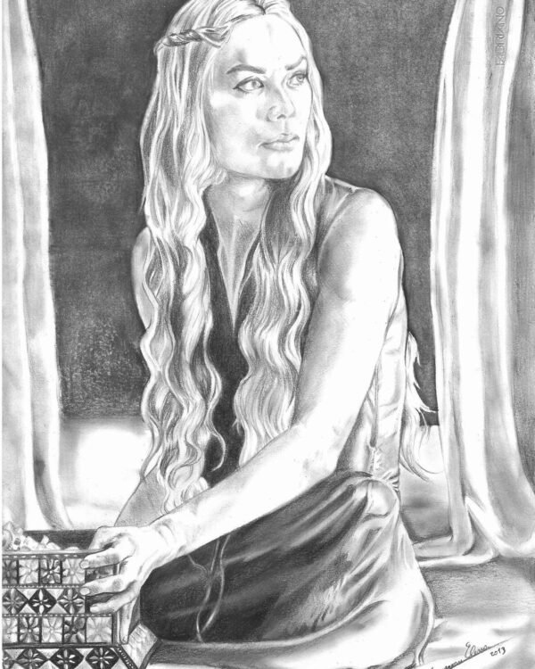 «Cersei» — illustrazione di Elena Chiappini