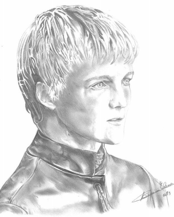 «Ritratto di ragazzo» — illustrazione di Elena Chiappini