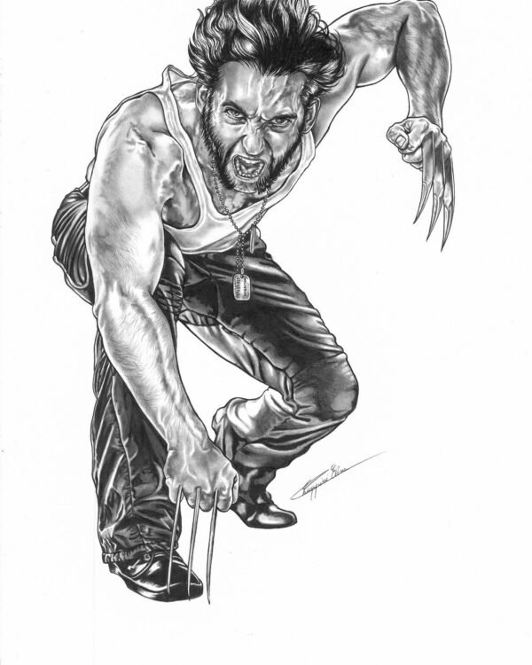 «Wolverine» — illustrazione di Elena Chiappini