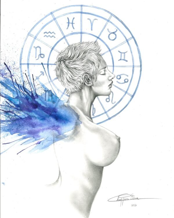 «Segni zodiacali» — illustrazione di Elena Chiappini